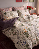 vintage herbarium botanical duvet cover bedroom