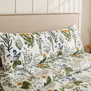 vintage herbarium botanical pillowcases body pillow set