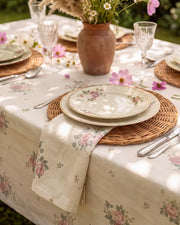 vintage rose napkin set of 4 outdoor table