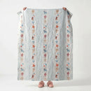vintage storybook cotton blanket whimsical sky bed setup