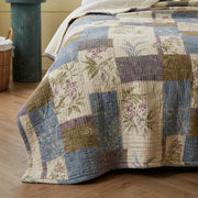 vintage storybook patchwork blanket botanical patchwork main