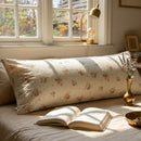 vintage sun drenched rose pillowcases fabric detail floral print