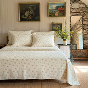 vintage sun drenched rose sheets full bedroom aesthetic