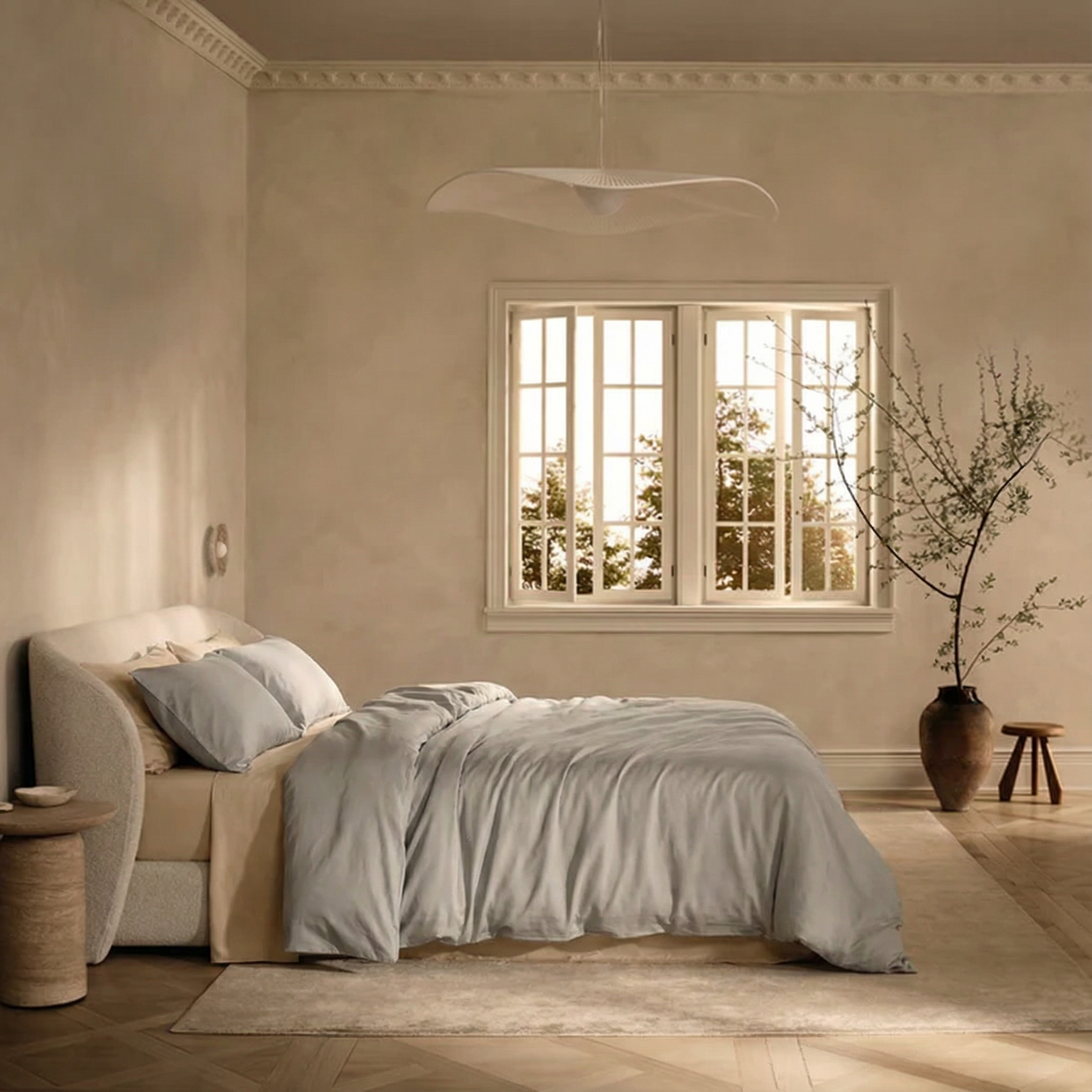 vintage grey duvet cover set 