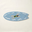 wave rider rug open water swimmer surfboard bath mat