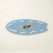 wave rider rug open water swimmer surfboard bath mat