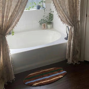 wave rider rug vintage tide bathroom tub decor scene