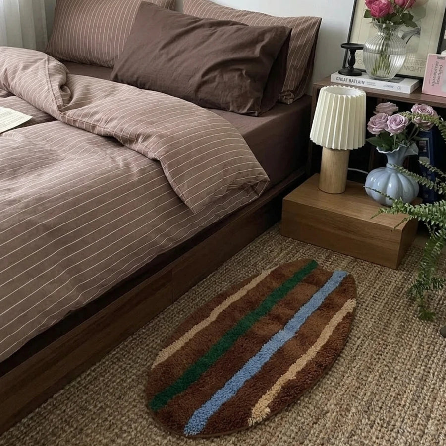 wave rider rug vintage tide bedroom accent rug scene
