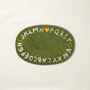 whimsy garden rug abc meadow flat lay product photo
