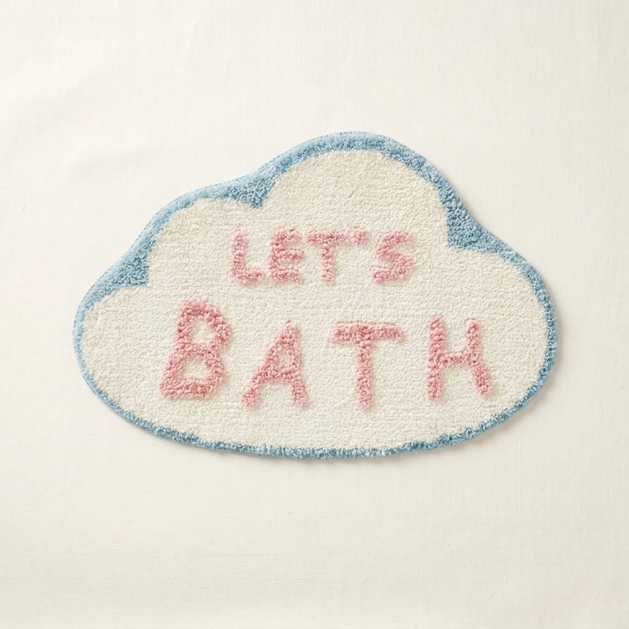 whimsy garden rug cloud nine flat lay product photo