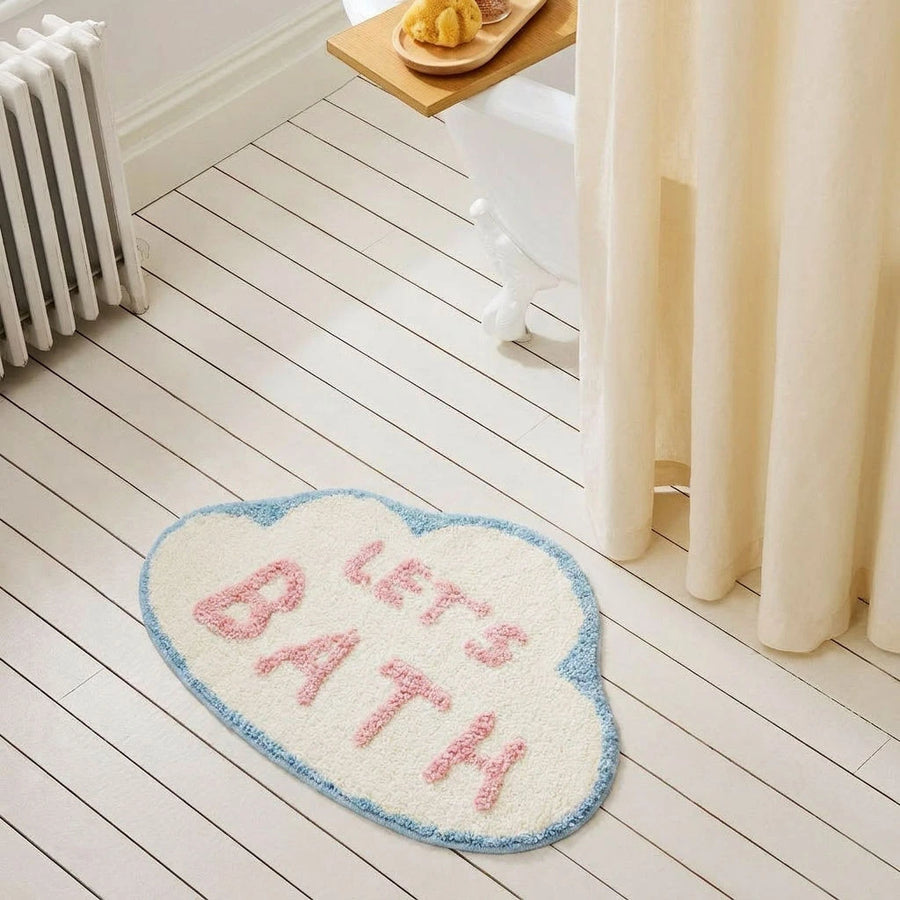 whimsy garden rug cloud nine vintage bathroom styling