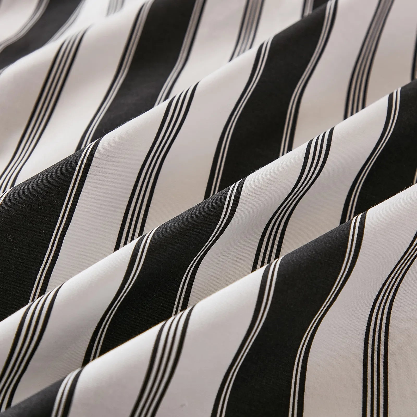 white and black stripe bedding set king size