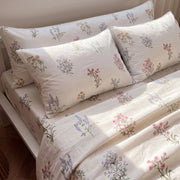 wildflower cottage printed pillowcases floral bedding set
