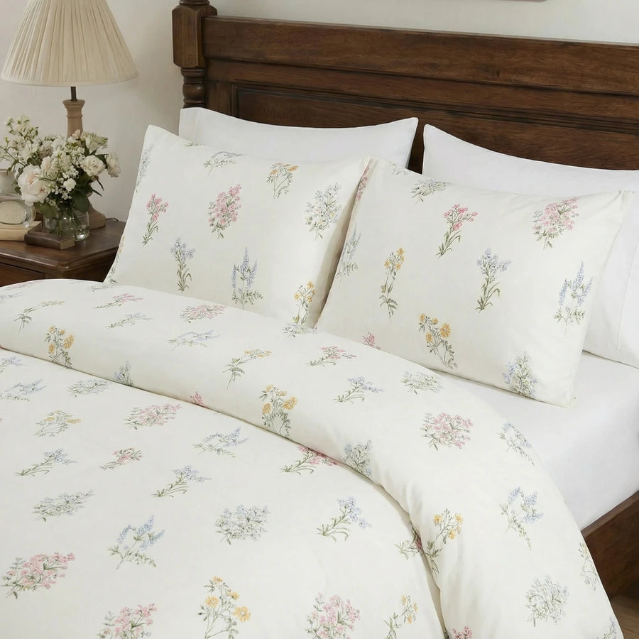 wildflower meadow matching pillow shams