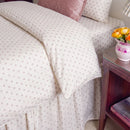 wildflower posy comforter set cream floral nightstand yellow tulips