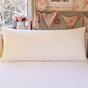 wildflower posy pillowcases cream yellow ditsy floral body pillow
