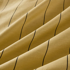 yellow stripe bedding set king size